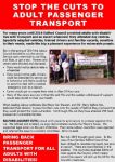 Salford Against the Cuts leaflet